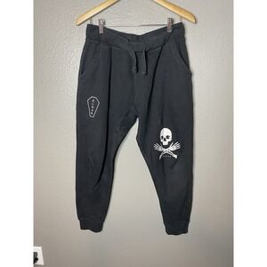 Cloak Hidden In Plain Sight logo W/Skull And Bones sweatpants Women's Size Med